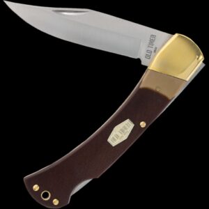Old Timer Golden Bear 5" Closed Lockback w/Polyester Sheath