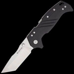Cold Steel 3.5" ENGAGE S35VN / TANTO / 3.8MM THICK / STRAIGHT EDGE SATIN STEEL / BLACK GFN HANDLE