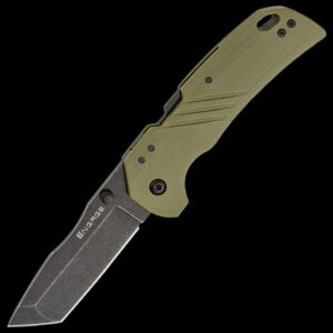 Cold Steel 3" Tanto Engage - 4116SS Folding Knife, OD Green