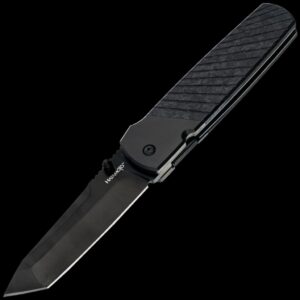 Cold Steel 60 Series Hatamoto Liner Lock Knife - Black Carbon Fiber