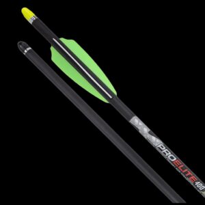 TenPoint Pro Elite 400 Carbon Arrows, 20", w/ Alpha-Nock HP .003"